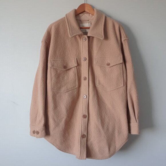 Wilfred Free The Ganna Shirt Jacket 100% Merino Wool - Picture 2 of 11